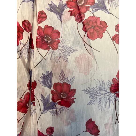 Endless Rose Sheer Floral Kimono Robe Boho Layering Duster Small - Picture 8 of 9